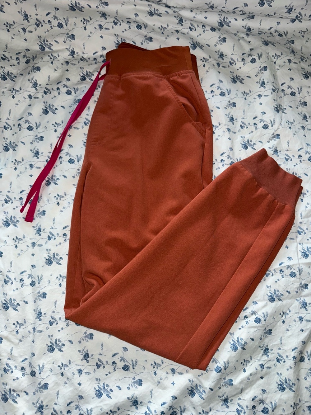 Figs Sunset Orange HW Zamora Joggers